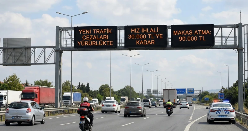 Yeni Trafik Cezaları Yasalaştı: Ceza 200 Bin TL Oldu