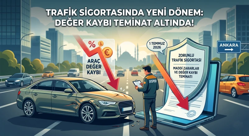 Trafik Sigortasında Yeni Dönem: Araç Değer Kaybı Teminatı