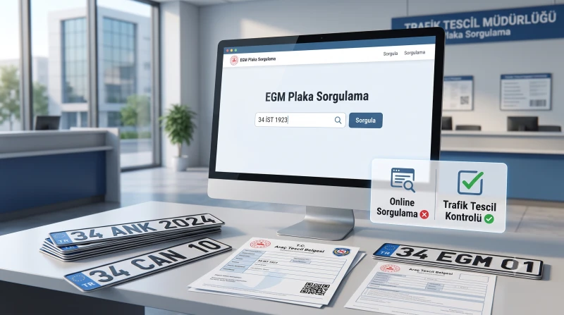 EGM Boş Plaka Sorgulama Nasıl Yapılır? Emniyet Üzerinden Sorgulama Rehberi